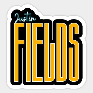 JUSTIN FIELDS PITTS STEELERS Sticker